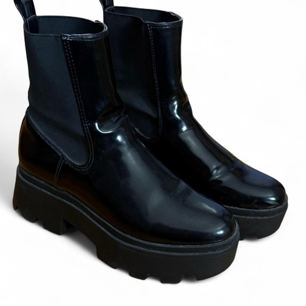 Black Women's Chunky Platform Boots